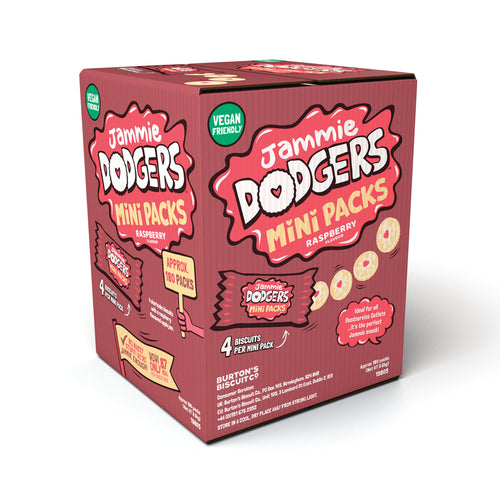 Jammie Dodgers Biscuits Mini Packs Bulk Box 20g (pack Of 180) 19805