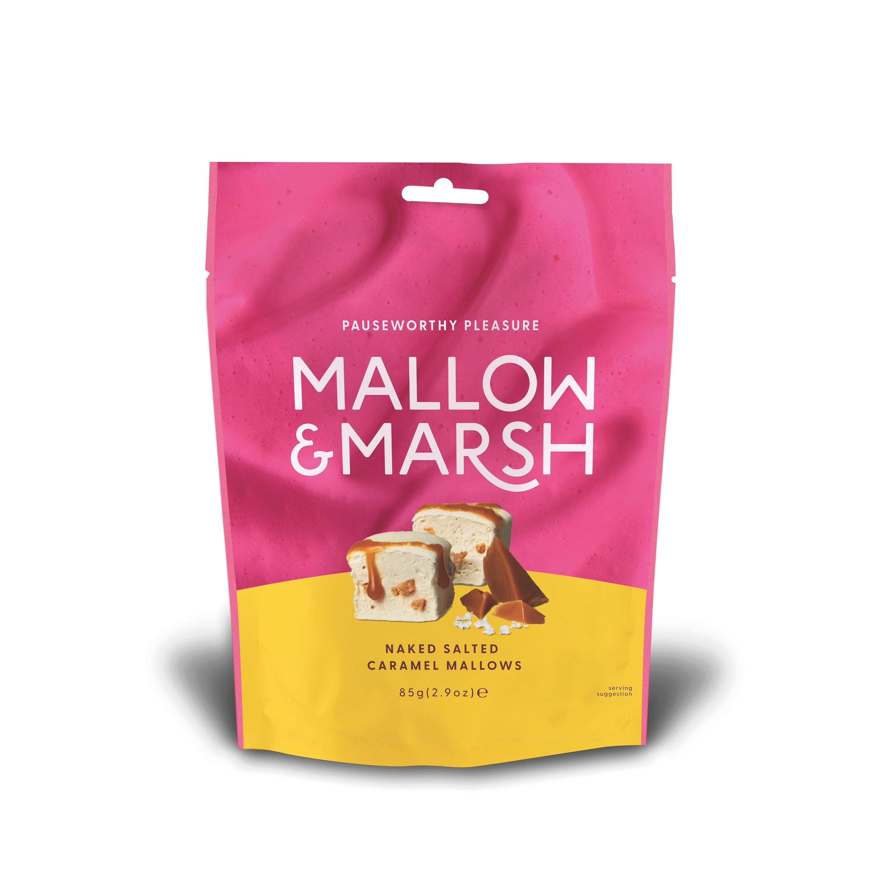 Mallow & Marsh Mallow Marsh Salted Caramel Marshmallow Pouch (pack Of 6) 0401306