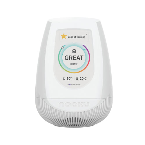 Nooku Fusion Indoor Air Quality Monitor White NK-A1007-1