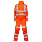 Leo Workwear Honeychurch Iso 20471 Cl 3 Ecoviz Women'S 2-Part Stretch Coverall - thumbnail 2