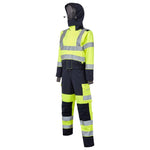 Leo Workwear Honeychurch Iso 20471 Cl 3 Ecoviz Women'S 2-Part Stretch Coverall - thumbnail 3