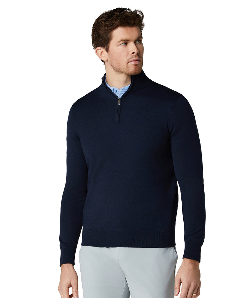 Callaway 1/4-zip merino blend sweater