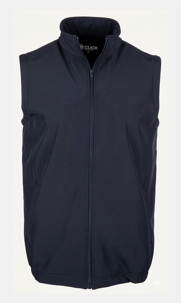 Beeswift Click Workwear Unisex Softshell Gilet - Navy Blue