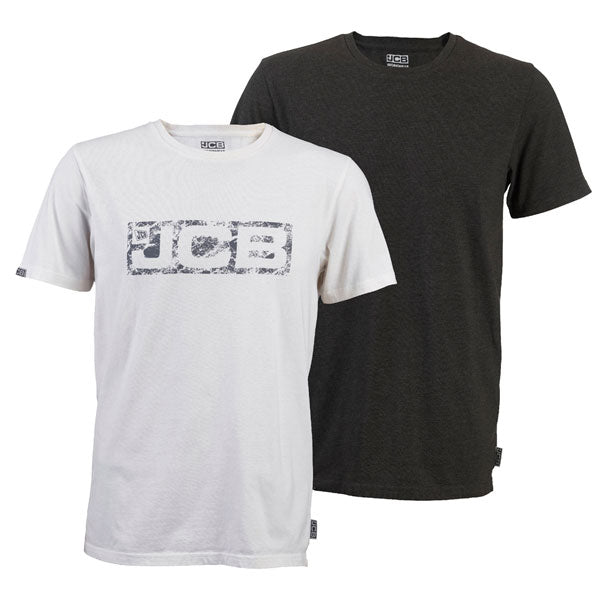 JCB-Workwear Ear Jcb Workwear Essential Twin Pack T-Shirts