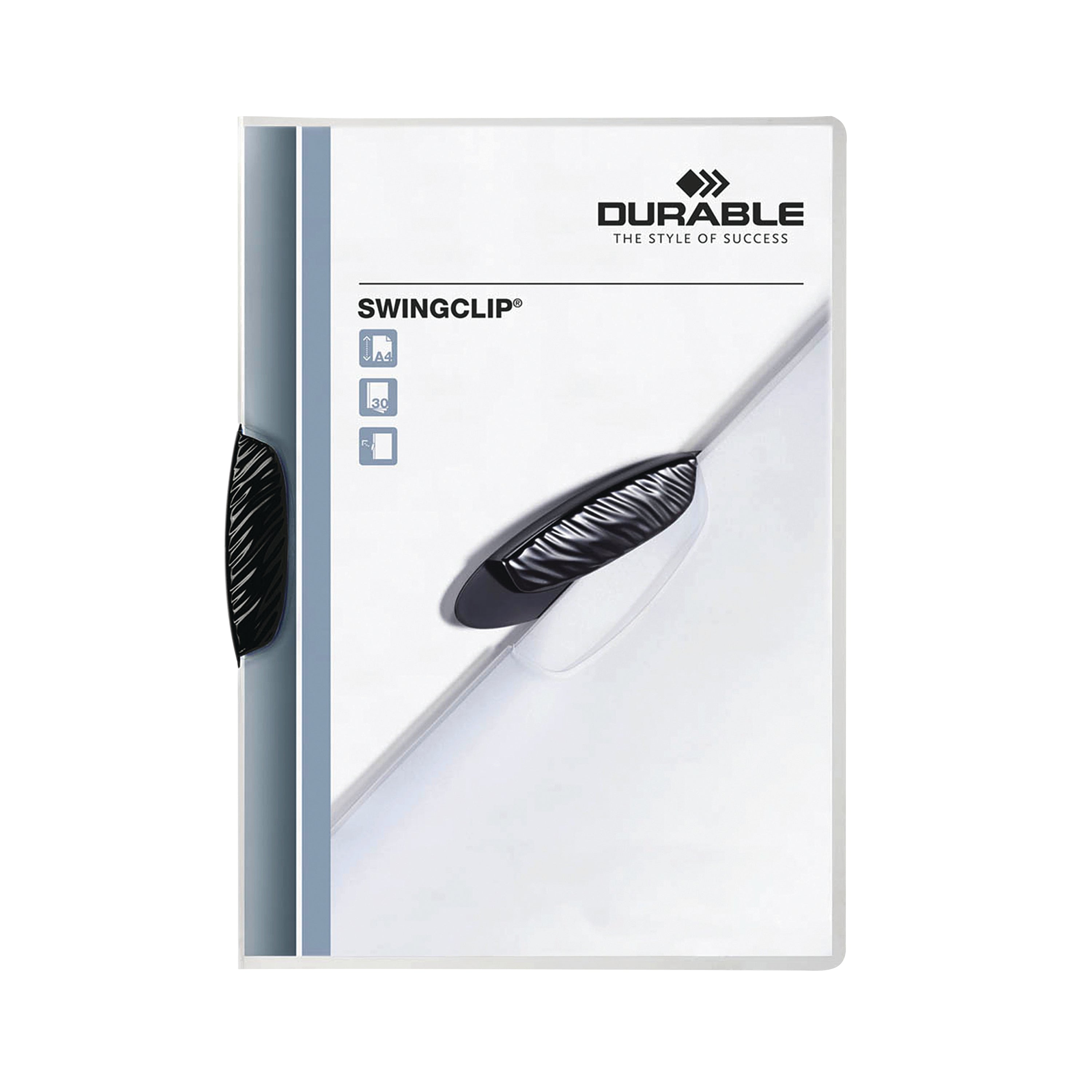 Durable SWINGCLIP Clip Folder A4 Black (Pack of 25) 2260/01