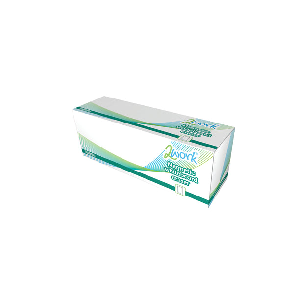 A 2Work magnetic refillable whiteboard eraser.
