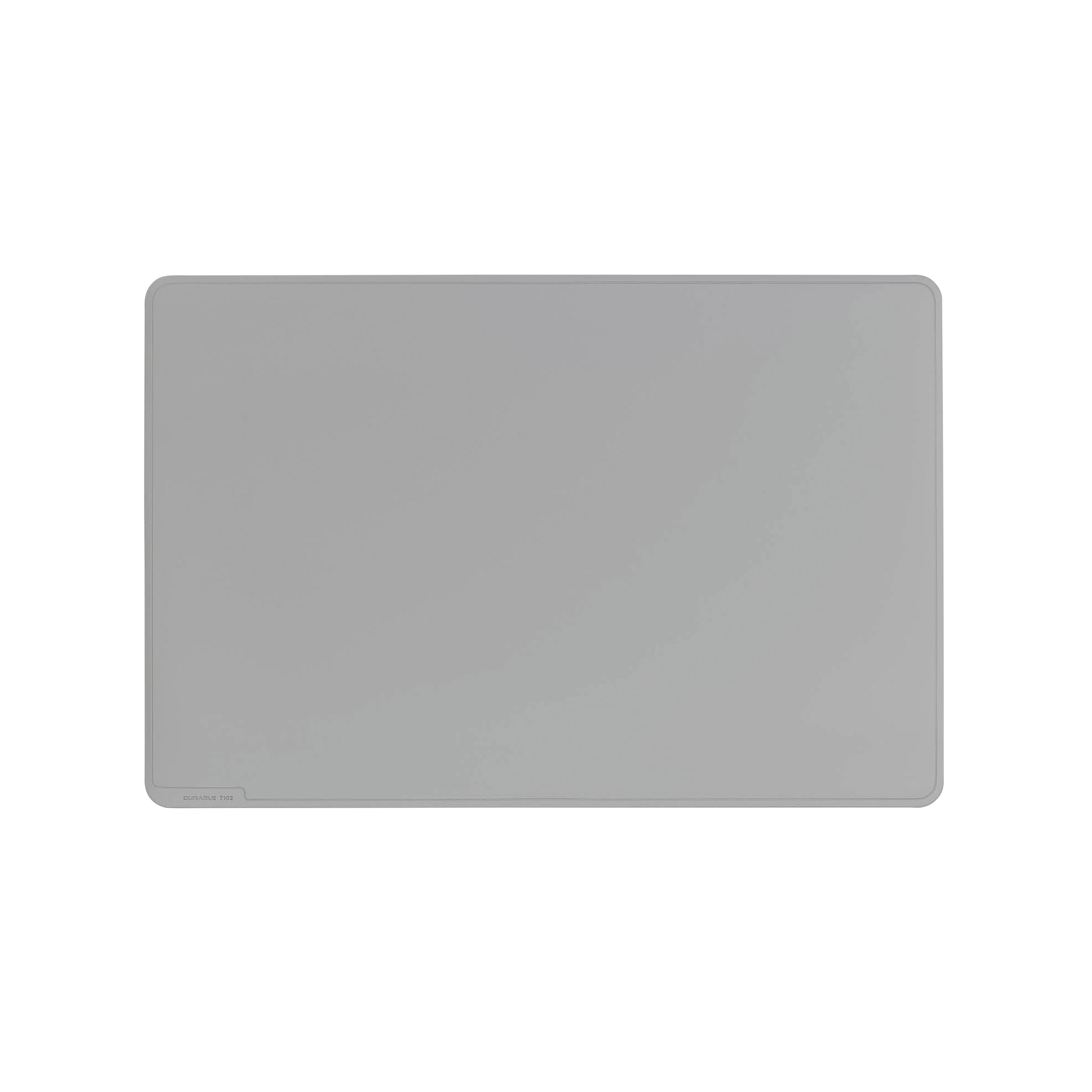 Durable Desk Mat Contoured Edge 530 x 400mm Grey 710210