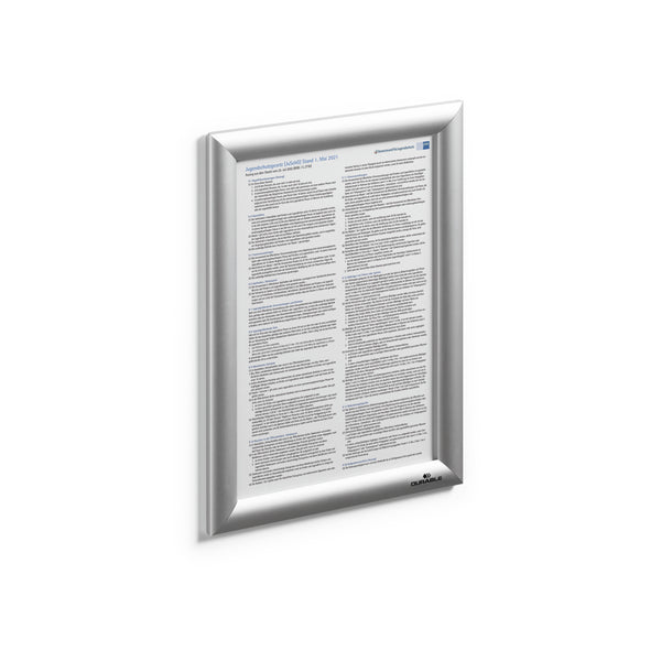 Durable Snap Frame Aluminium A4 (Pack of 10) 479623
