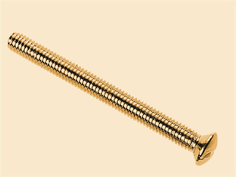 Switch/Socket Plate Screws, Brass -  GRPDCN1138B10NB