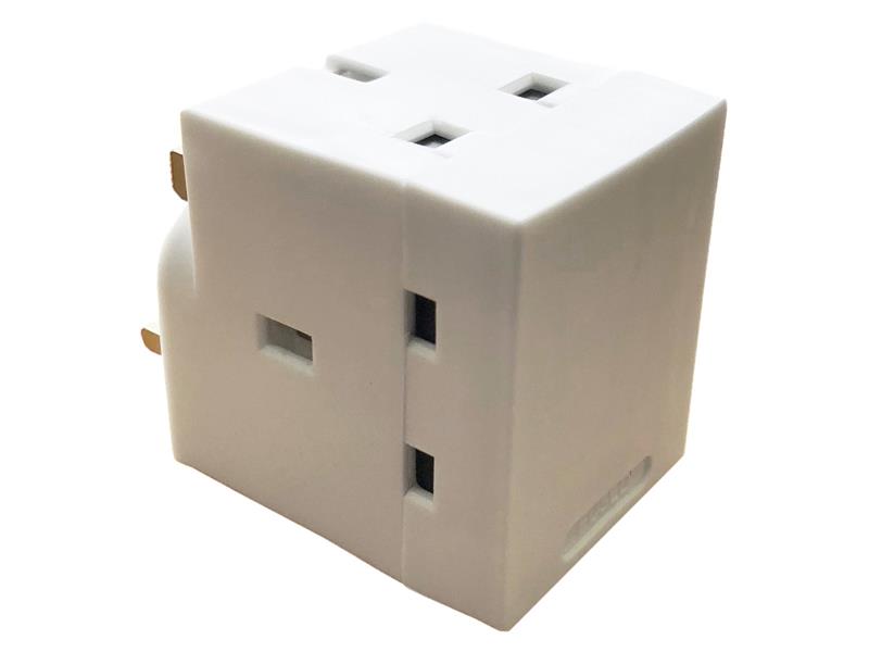 3 Way Adaptor 13A Fused