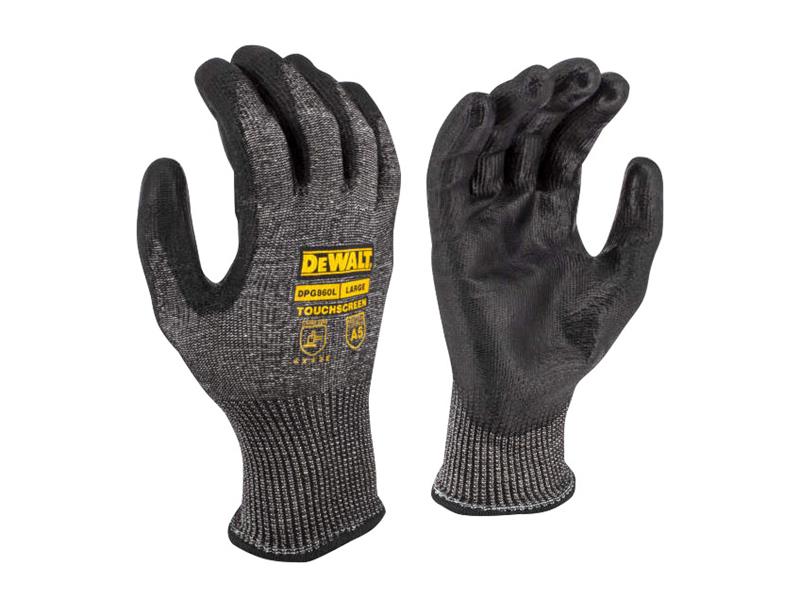 Cut D Touchscreen Gloves - L (Size 9)