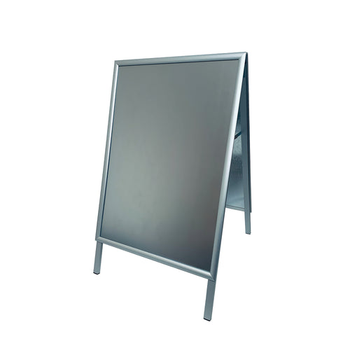 Deflecto A1 Pavement Display Board with Snap Frame Aluminium Silver PPA110S