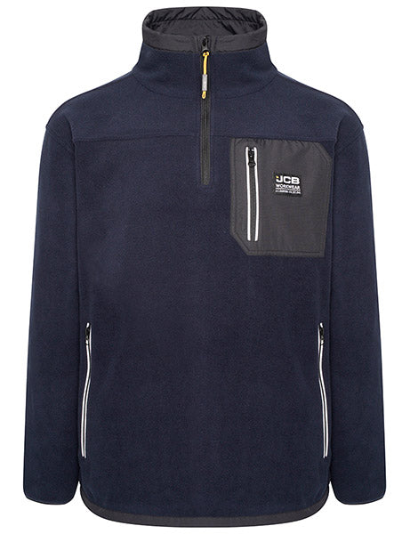 JCB-Workwear Ear Jcb Workwear Trade Heavyweight 1/4 Zip Tech Fleece