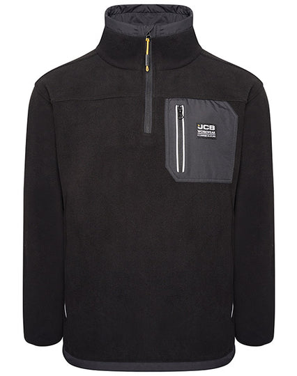 JCB-Workwear Ear Jcb Workwear Trade Heavyweight 1/4 Zip Tech Fleece