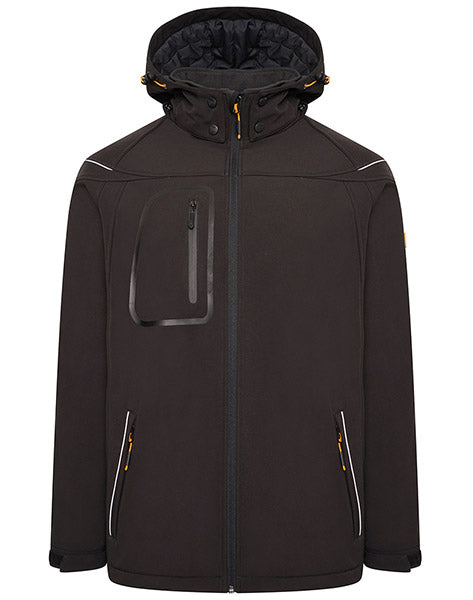 JCB-Workwear Ear Jcb Workwear Trade Hooded Softshell Jacket