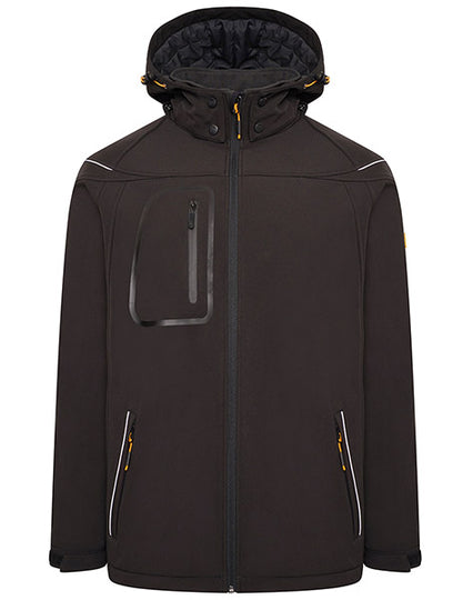 JCB-Workwear Ear Jcb Workwear Trade Hooded Softshell Jacket