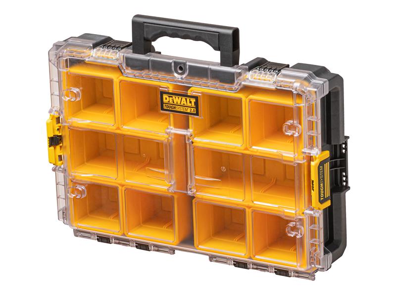 DEWALT Storage DS100 TOUGHSYSTEM 2.0 Toolbox with Clear Lid