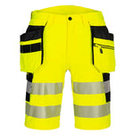 Portwest DX4 Hi-Vis Holster Pocket Shorts - thumbnail 2