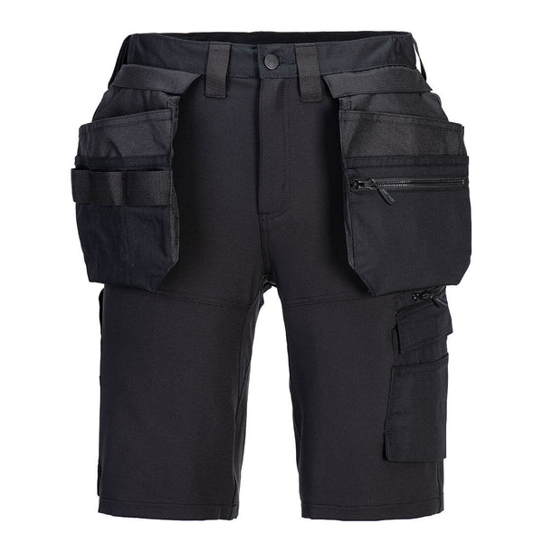 Portwest DX4 Craft Holster Shorts DX451 in Black.
