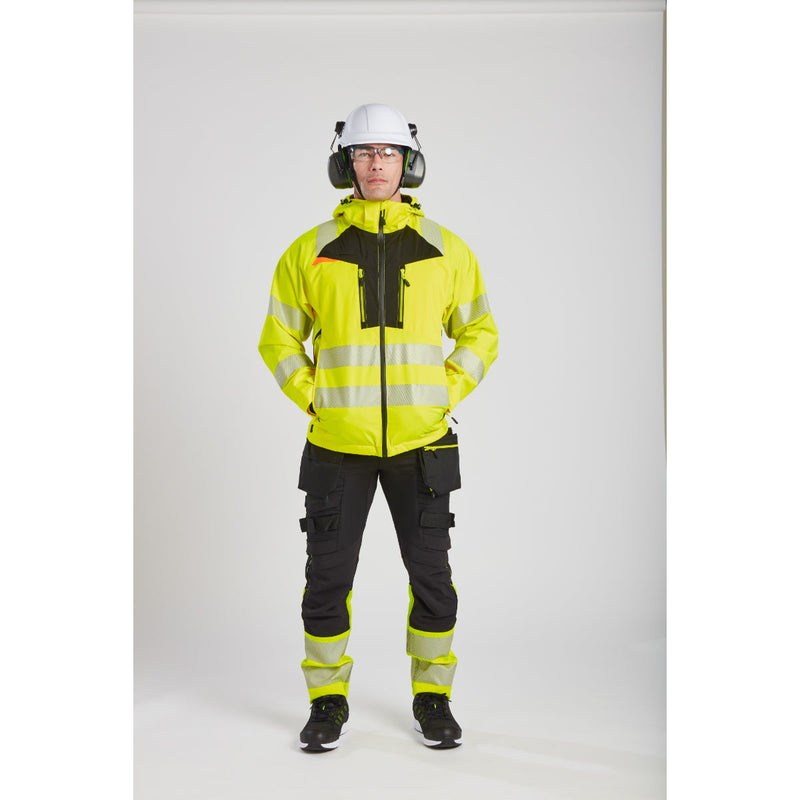 A worker wearing full Portwest PPE, highlighting the ear protectors.