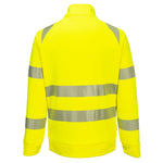 Portwest DX477 - DX4 Hi-Vis Funnel Neck Zipped Sweatshirt - thumbnail 4