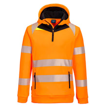 Portwest DX4 Hi-Vis 1/4 Zip Hoodie