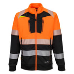Portwest DX4 Hi-Vis Class 1 Funnel Neck Zipped Sweatshirt - thumbnail 3