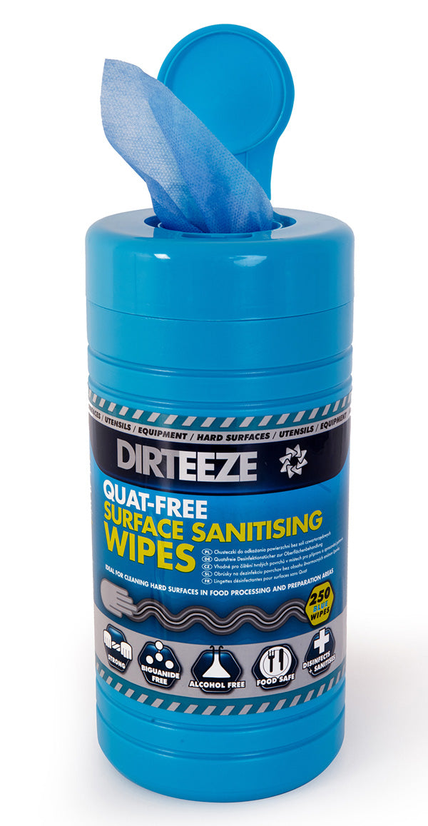 Dirteeze Quat-Free Surface Sanitising Wipes