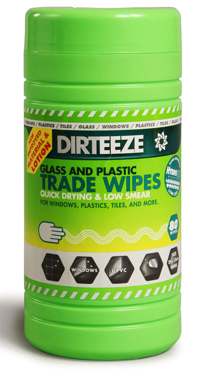 Dirteeze Glass And Plastic Wipes