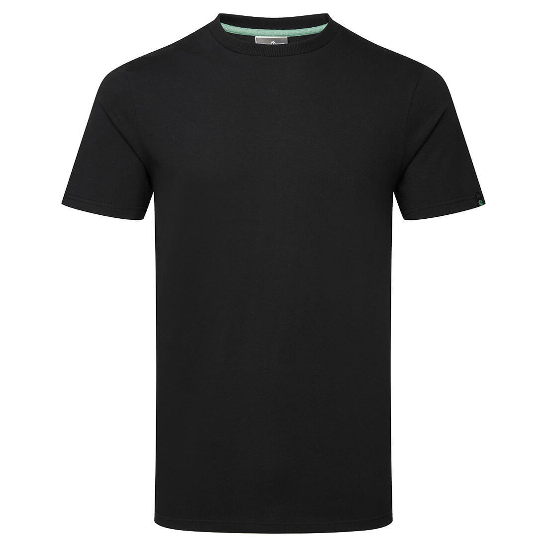 Portwest organic cotton recyclable t-shirt in black.