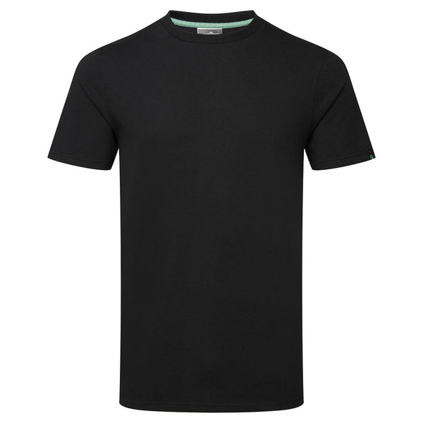 Portwest organic cotton recyclable t-shirt in black.