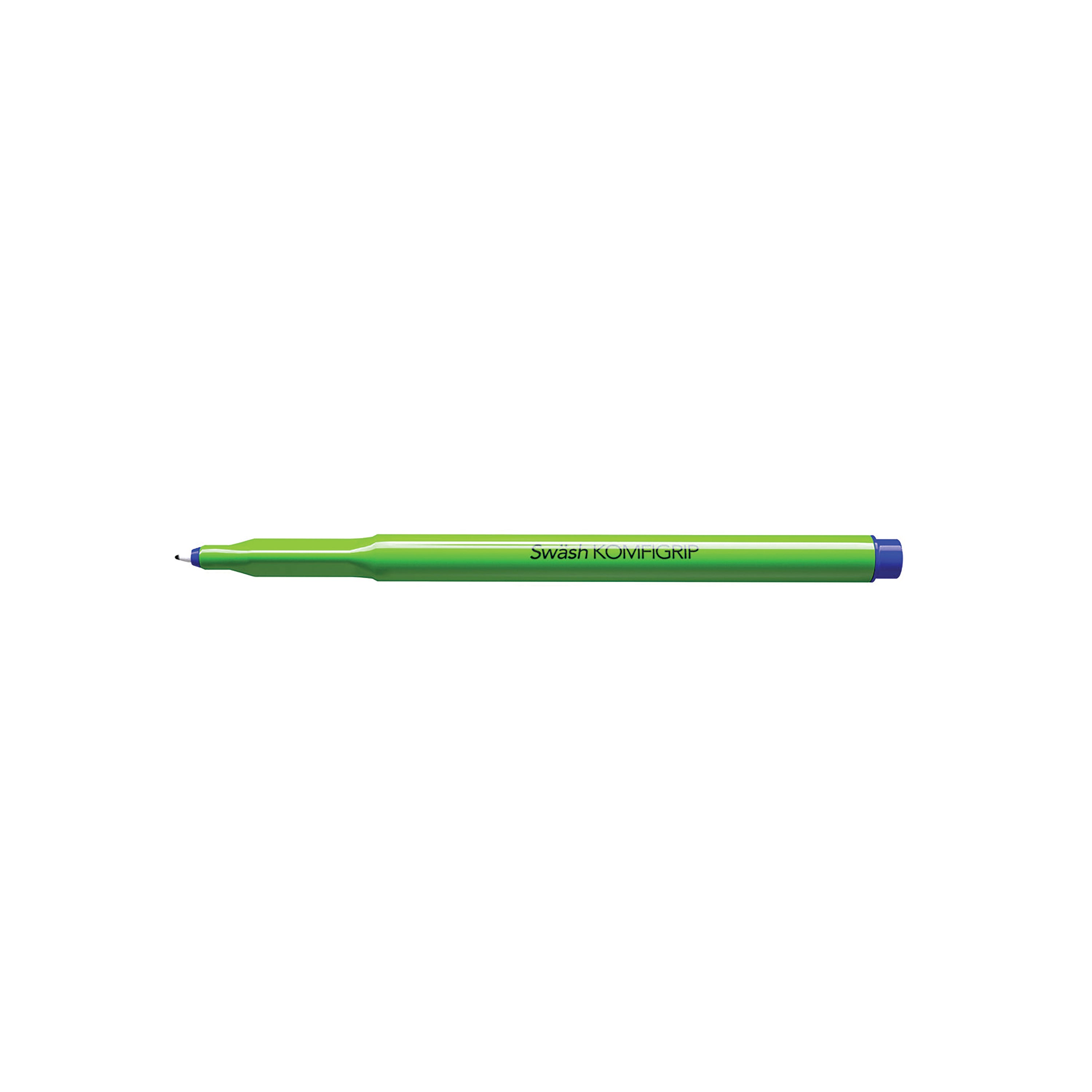 Swash Komfigrip Handwriting Pen Blue  (Pack of 300)