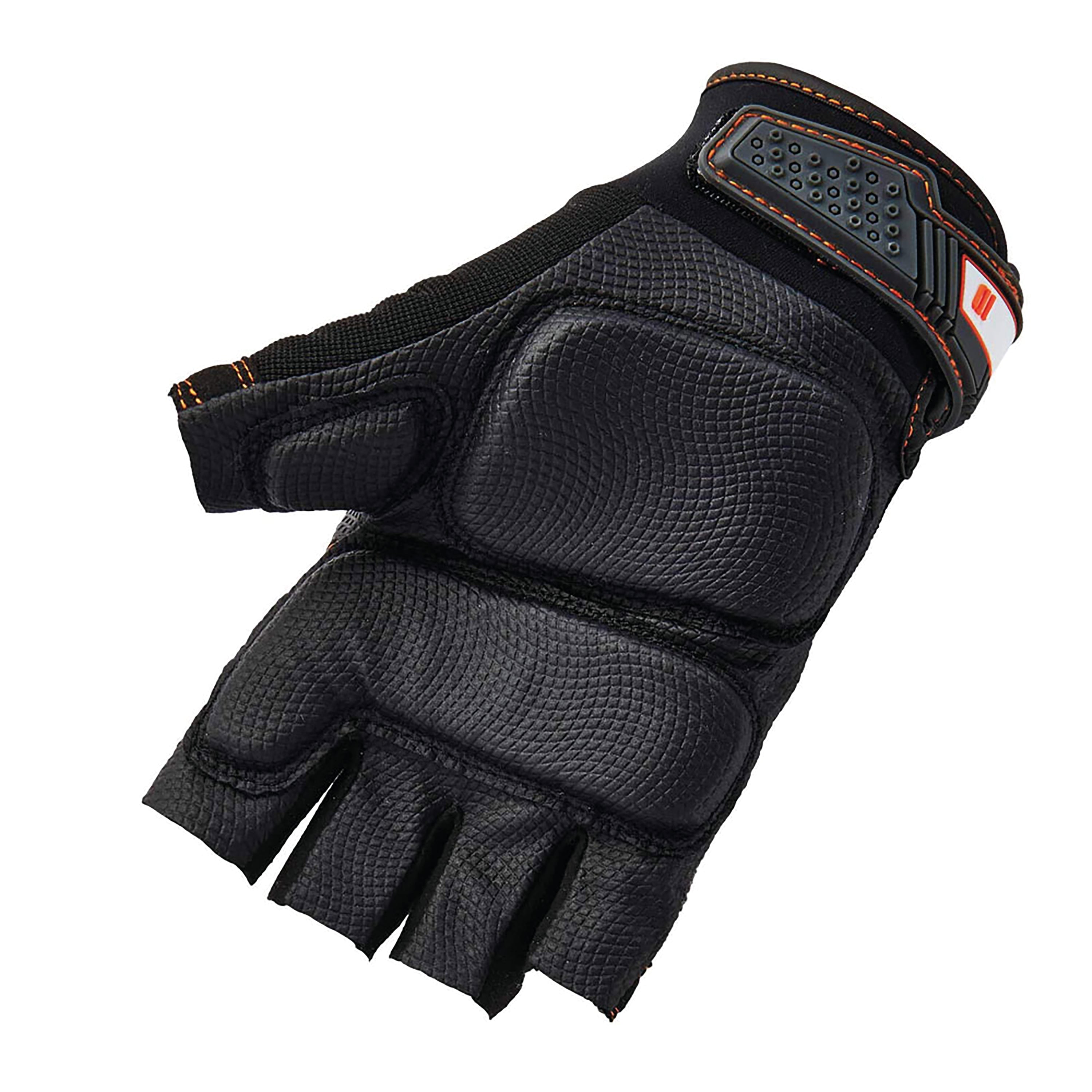 Tenacious Ergodyne Work Gear Est. 1983 Ergodyne Impact Fingerless Gloves 1pr Black/grey M Ey900m