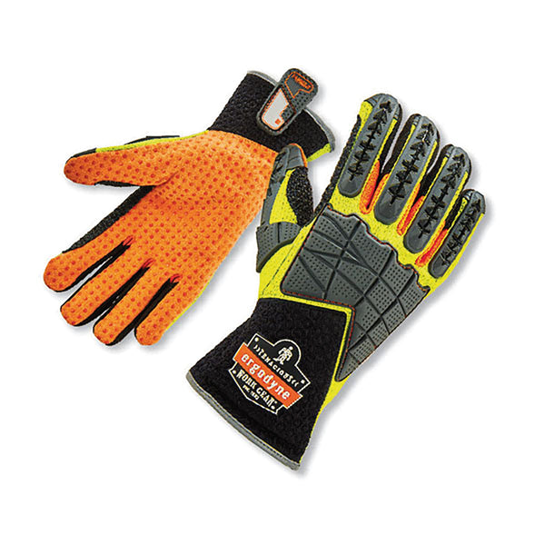 Tenacious Ergodyne Work Gear Est. 1983 Ergodyne Impact Reducing Gloves 1pr Yellow L Ey925l