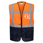 Portwest ES1 Essential Hi-Vis Contrast Executive Vest - thumbnail 1