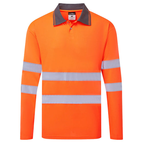 Portwest ES1 Essential Hi-Vis Polo Shirt L/S