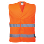 Portwest ES1 Essential Hi-Vis Two Band Vest - thumbnail 5