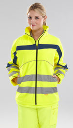 B-Seen Eton Hi-Vis Soft Shell Jacket - thumbnail 5