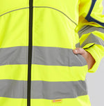 B-Seen Eton Hi-Vis Soft Shell Jacket - thumbnail 7