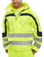 B-Seen Eton Hi-Vis Breathable Jacket