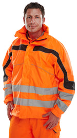 B-Seen Eton Hi-Vis Breathable Jacket - thumbnail 4