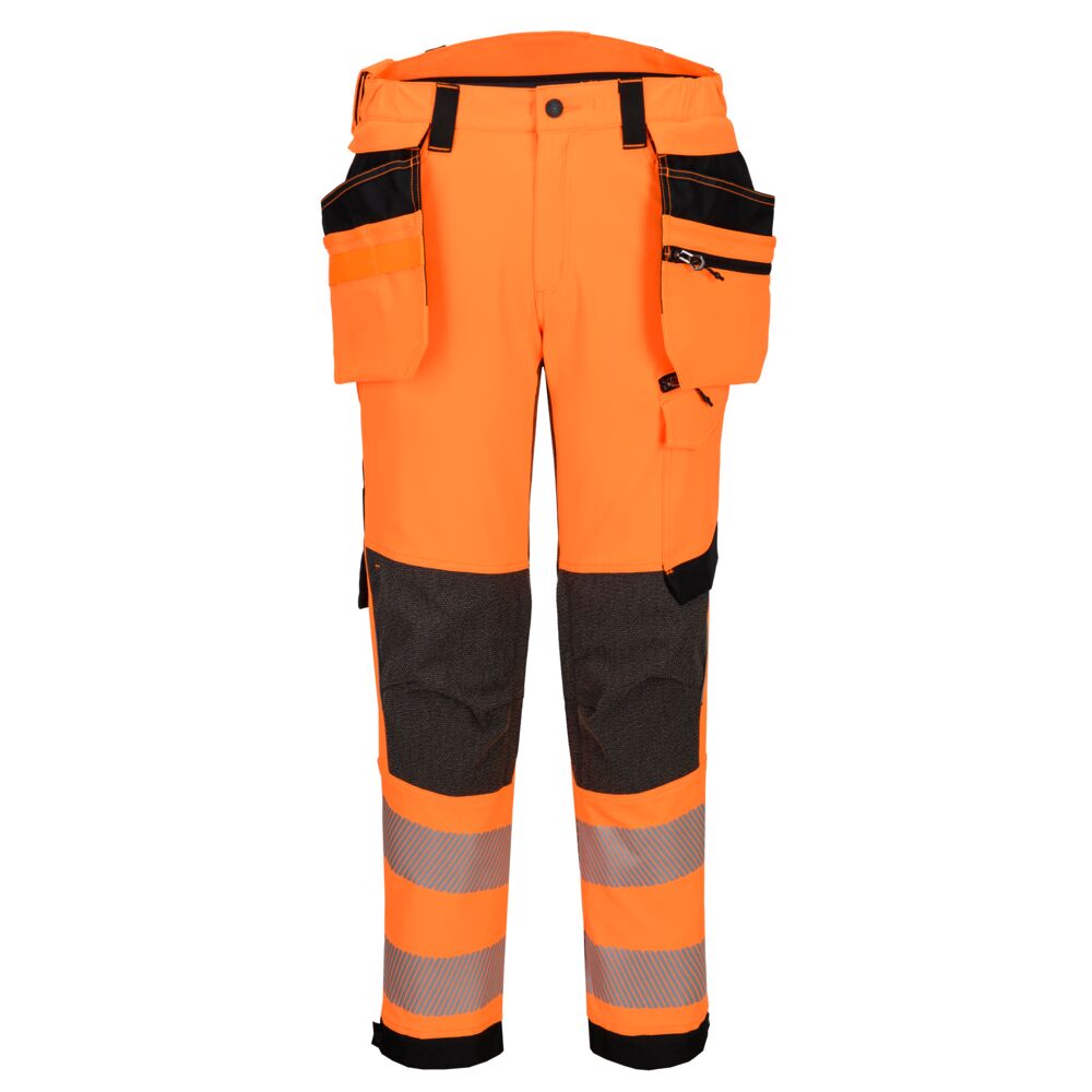 Portwest EV4 Hi-Vis Stretch Detachable Holster Class 2 Trousers