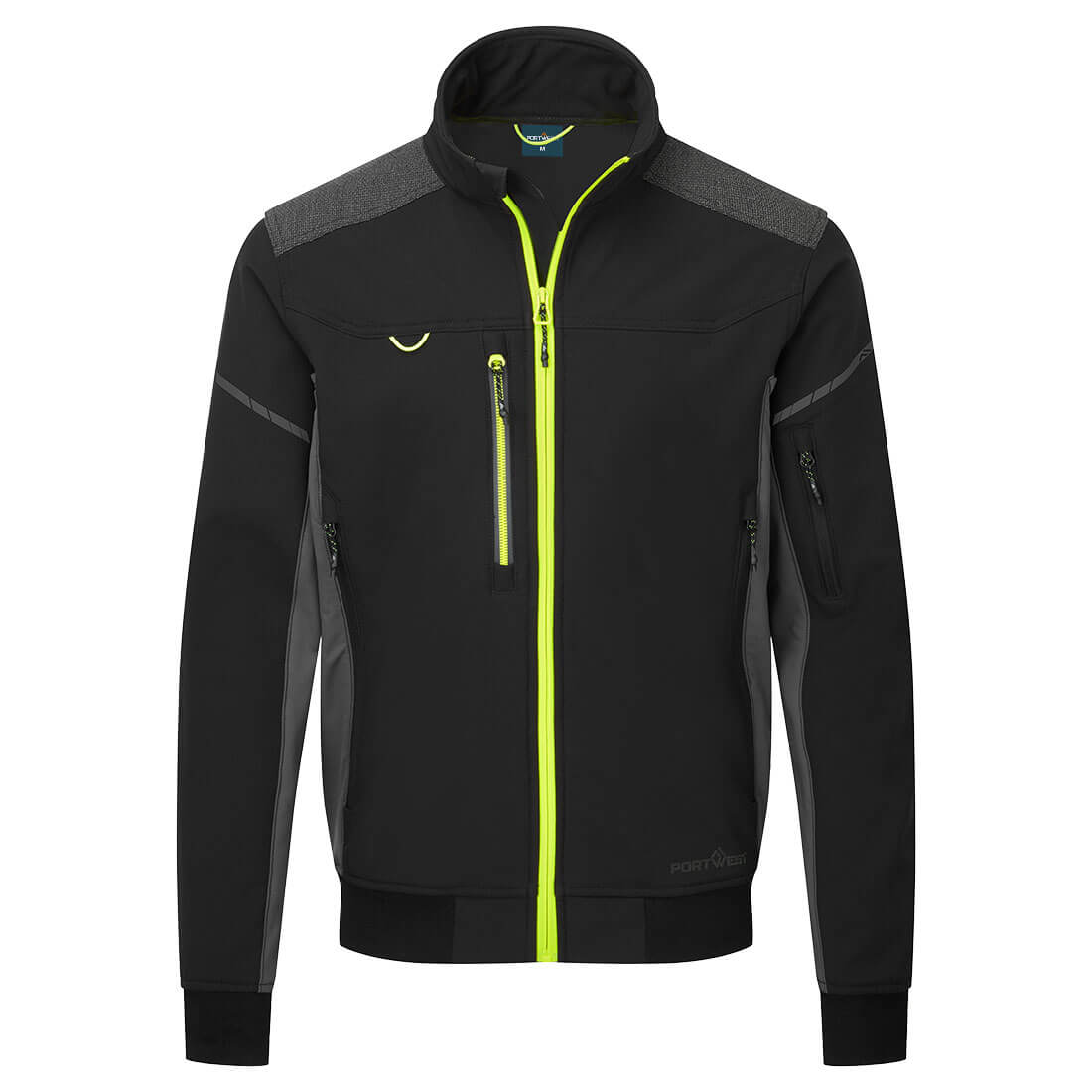 Portwest Softshell Bomber Jacket 3L EV464 in black.