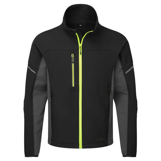Portwest Stretch Work Jacket  in durable black.