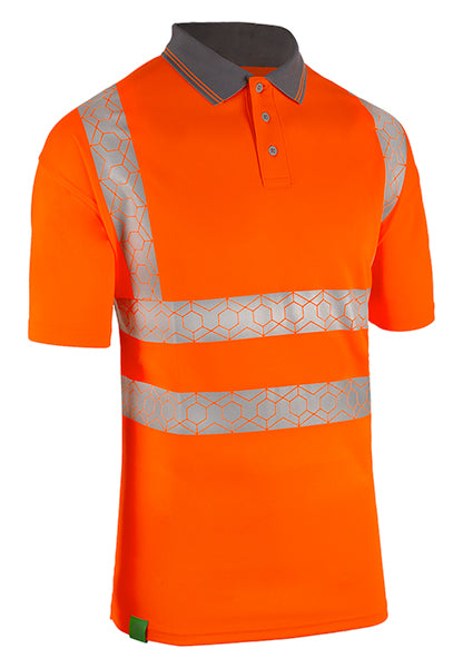 Envirowear Beeswift Hi-Vis Short Sleeve Recyclable Polo Shirt