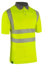 Envirowear Beeswift Hi-Vis Short Sleeve Recyclable Polo Shirt - thumbnail 4