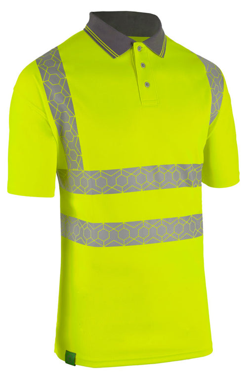 Envirowear Beeswift Hi-Vis Short Sleeve Recyclable Polo Shirt