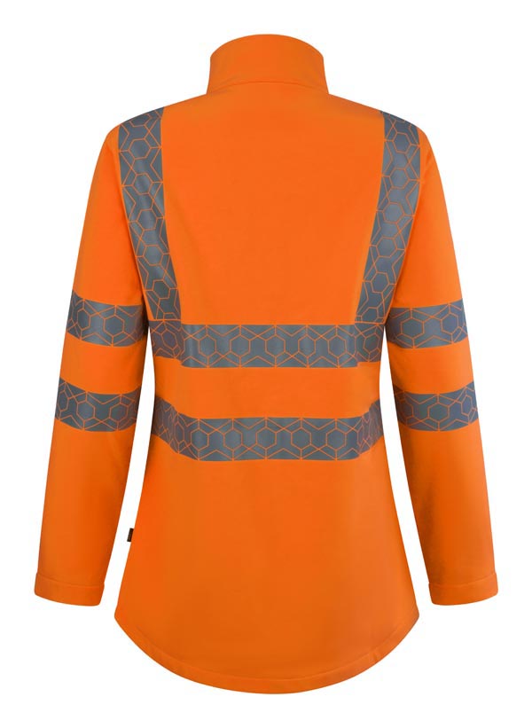 Envirowear Recyclable Womens Hi-Vis Soft Shell Jacket
