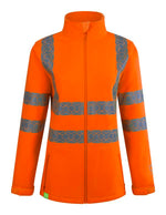 Envirowear Recyclable Womens Hi-Vis Soft Shell Jacket - thumbnail 1
