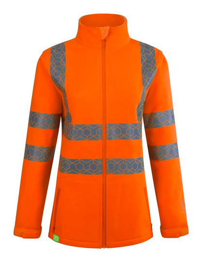 Envirowear Recyclable Womens Hi-Vis Soft Shell Jacket